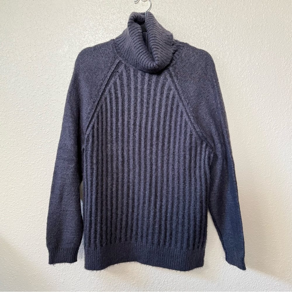 Free People Dark Gray Big City Turtleneck Sweater Extra Small